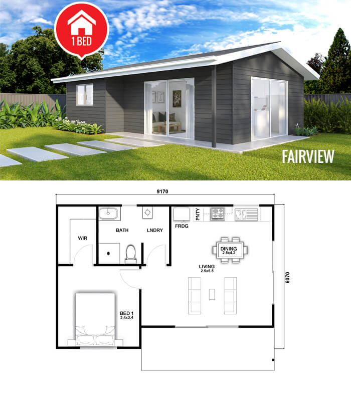 2020 PLAN FAIRVIEW 1 BED