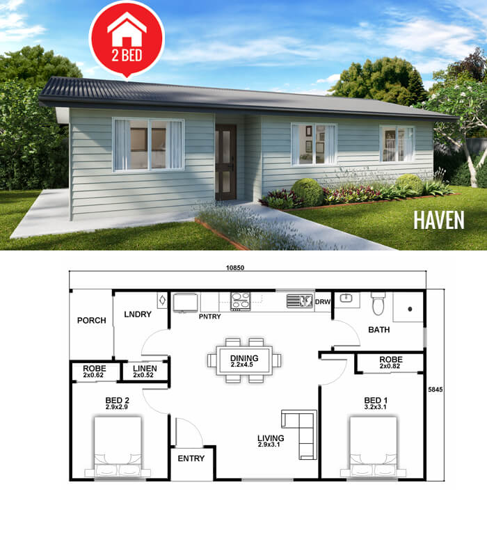 2020 PLAN HAVEN 2 BED