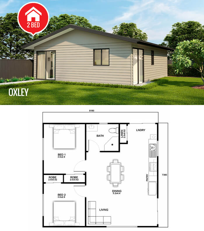 2020 PLAN OXLEY 2 BED