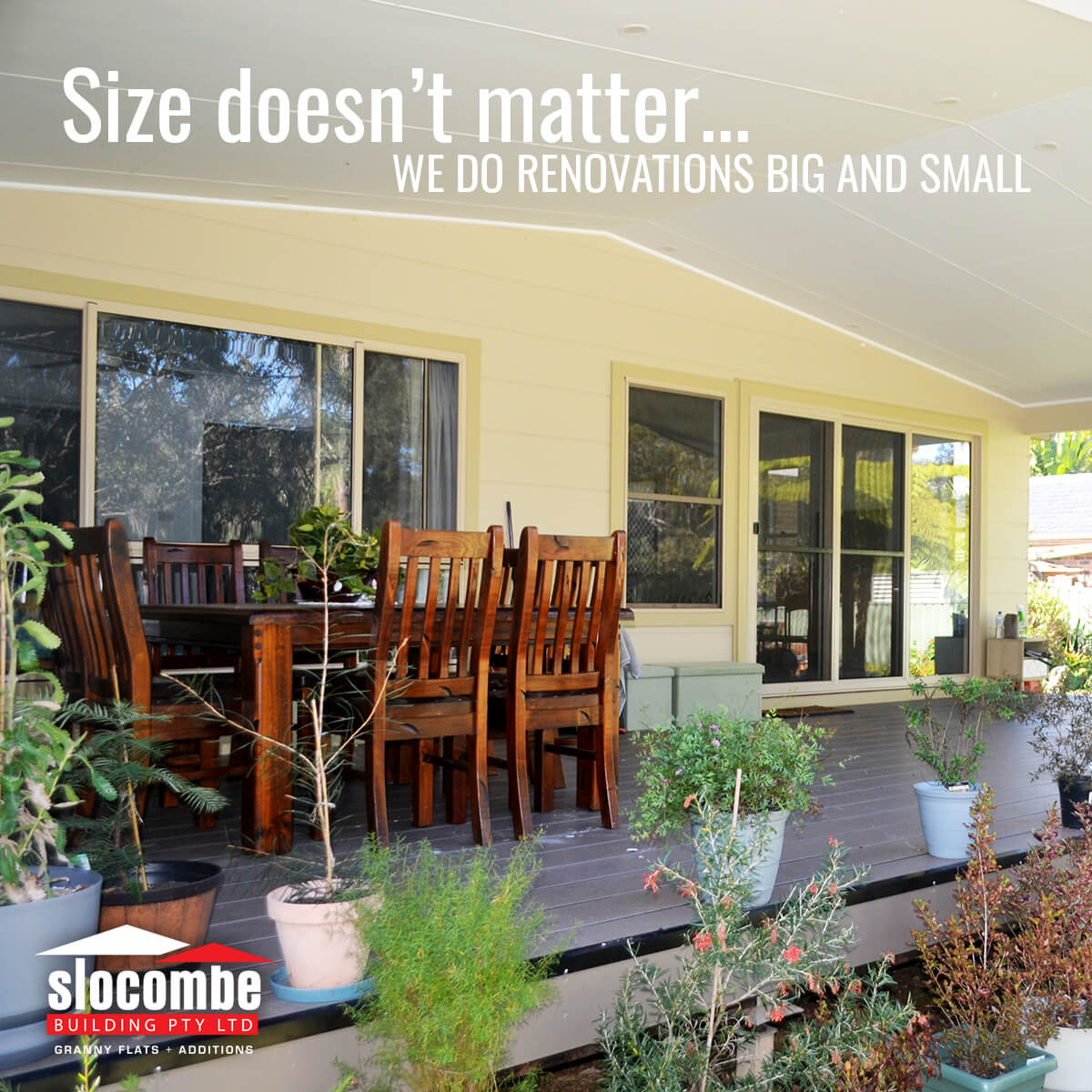 Slocombe Building Pty Ltd - Size doesn't matter...we do renovations big and small!